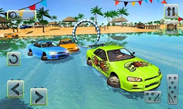 Water Surfing Car Racing Stunt screenshot 18