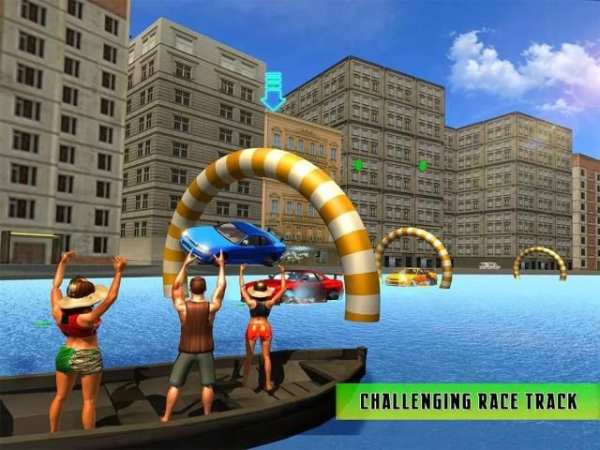 Water Surfing Car Racing Stunt screenshot 10