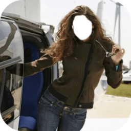 Jeans Girl Fashion Photo Montage أيقونة