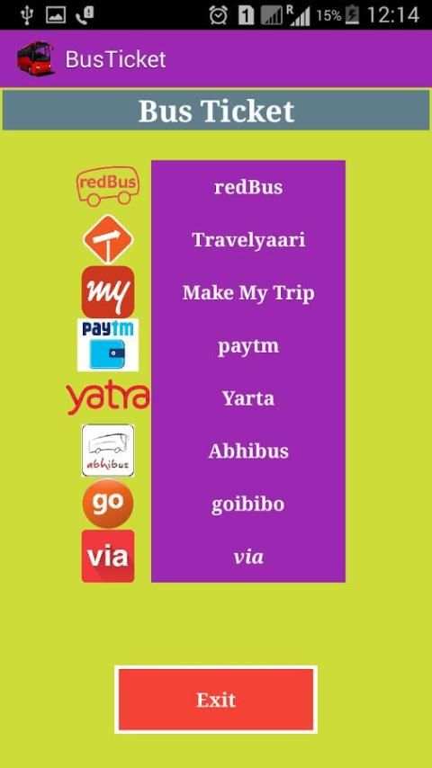 Bus Ticket "All" screenshot 5