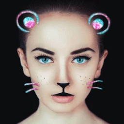 snap photo cat face иконка