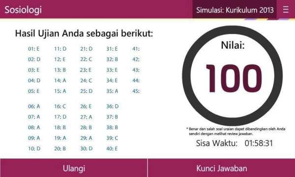 UN & USBN Sosiologi SMA/MA screenshot 1