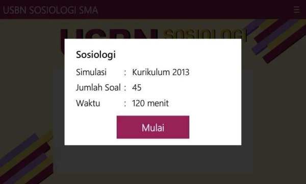UN & USBN Sosiologi SMA/MA screenshot 2