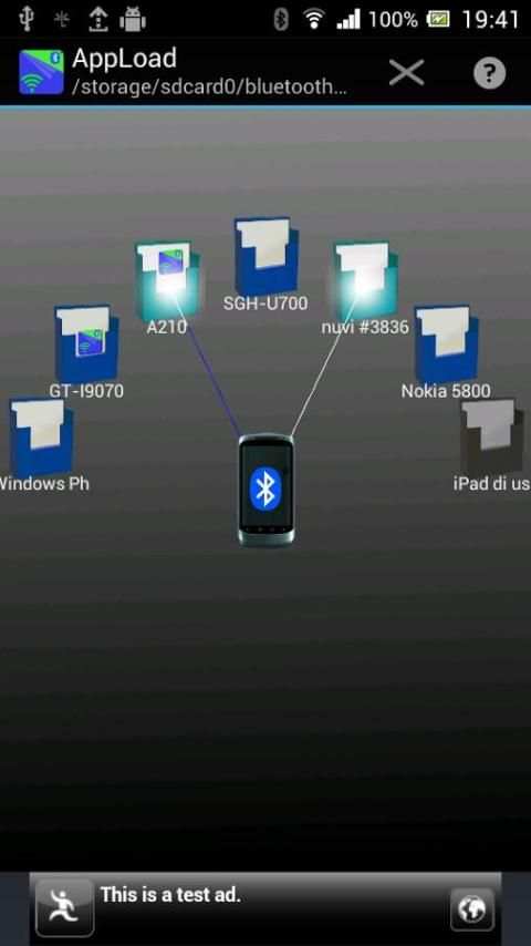Bluetooth & WiFi file transfer 5 تصوير الشاشة