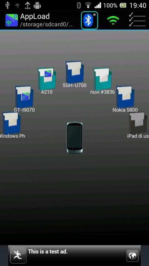 Bluetooth & WiFi file transfer 6 تصوير الشاشة