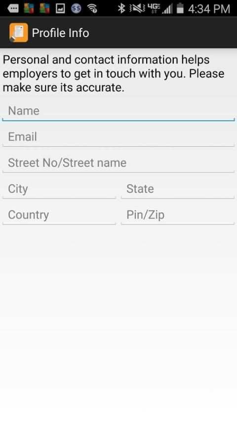 Resume Builder app screenshot 4