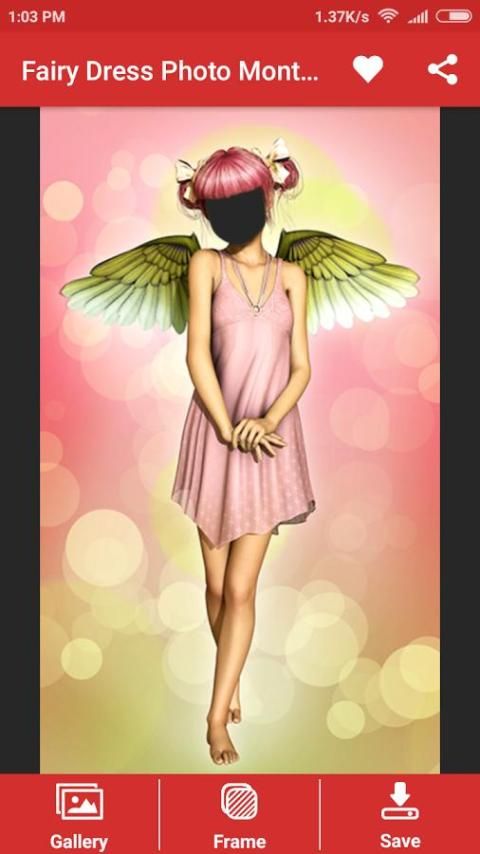 Fairy Dress Photo Montage 2 تصوير الشاشة