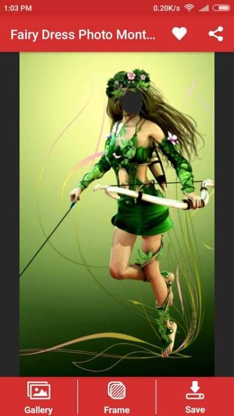 Fairy Dress Photo Montage 4 تصوير الشاشة