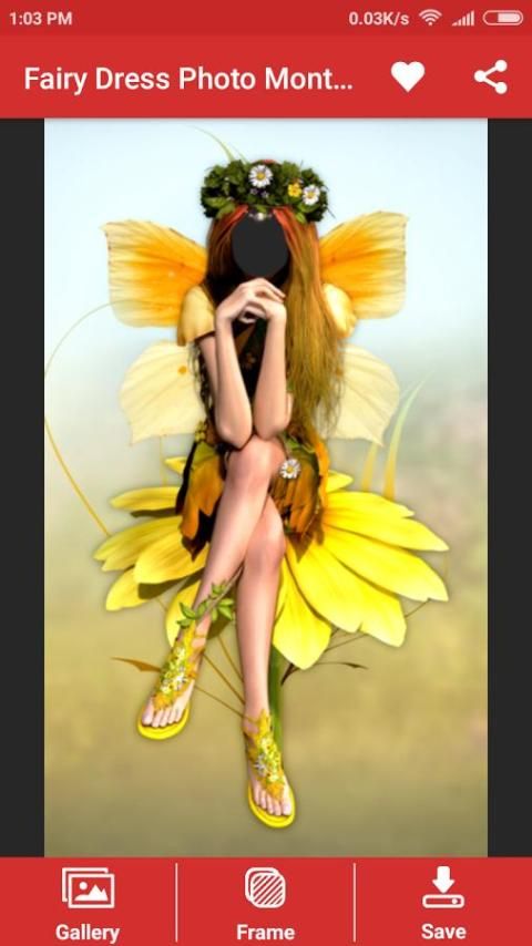 Fairy Dress Photo Montage скриншот 1