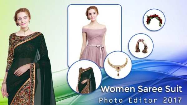 Women Saree Suit Photo Editor 2017 2 تصوير الشاشة