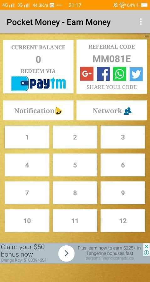 Pocket Money-Earn Money स्क्रीनशॉट 4