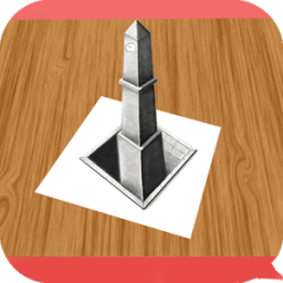 3D Art drawing आइकन