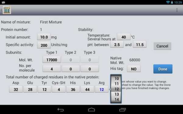 Mixture Editor for Android скриншот 2
