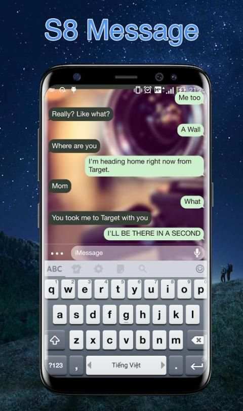 S8 Message - SMS Galaxy Note 8 screenshot 1