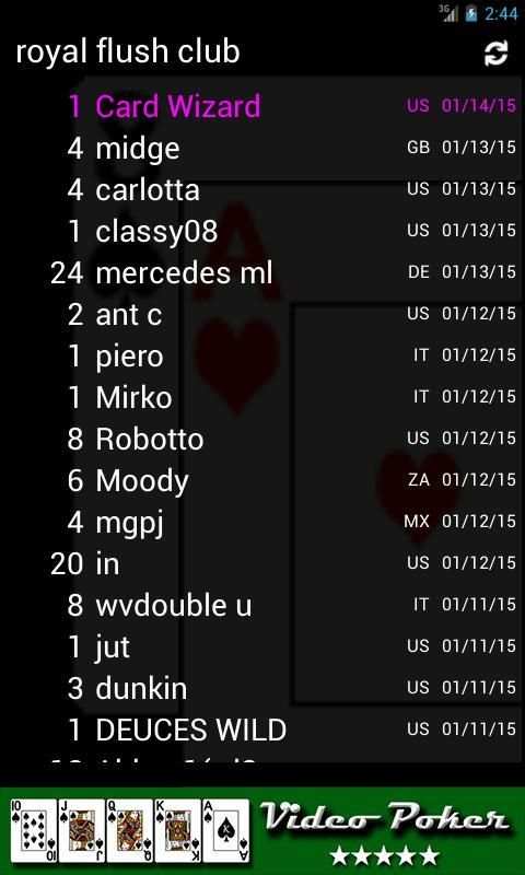 Video Poker 1 تصوير الشاشة