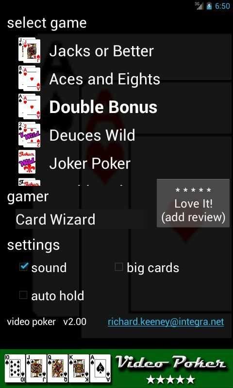 Video Poker 6 تصوير الشاشة