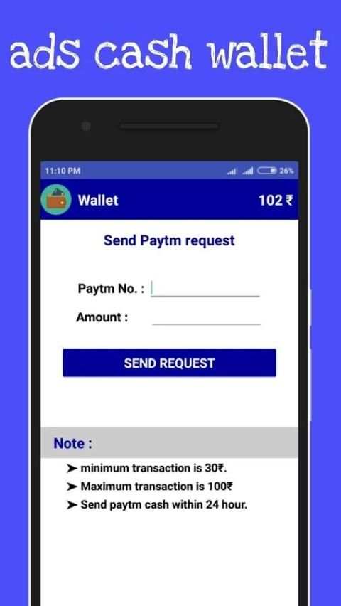 ads cash : complete simple task and get paytm cash screenshot 2