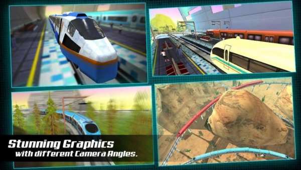 Racing in Train - Euro Games screenshot 3