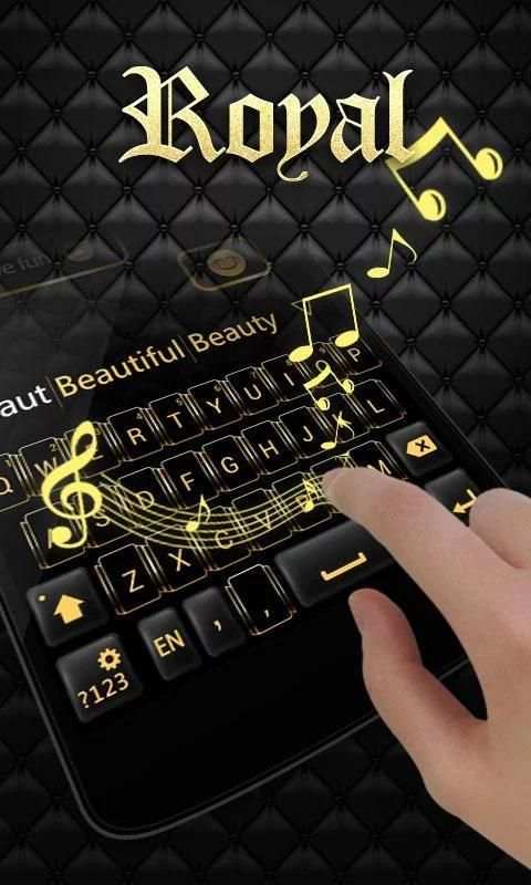 Royal GO Keyboard Theme Emoji screenshot 3