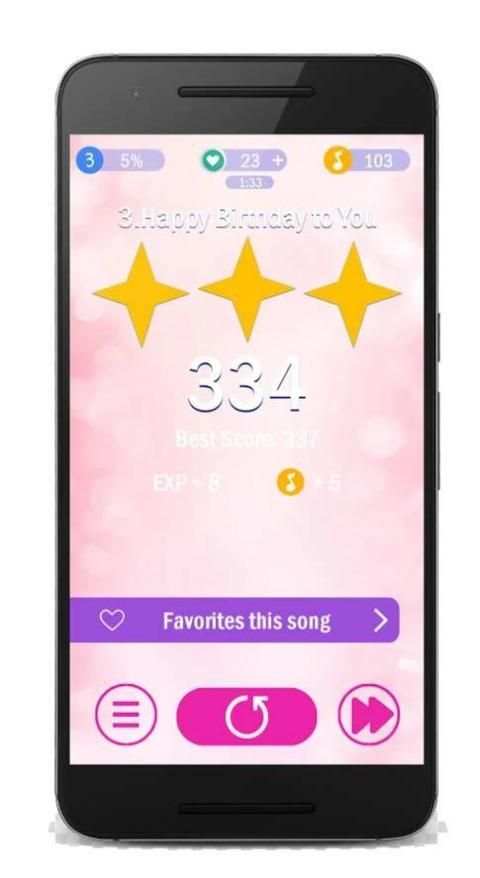 Pink Piano Tiles screenshot 1