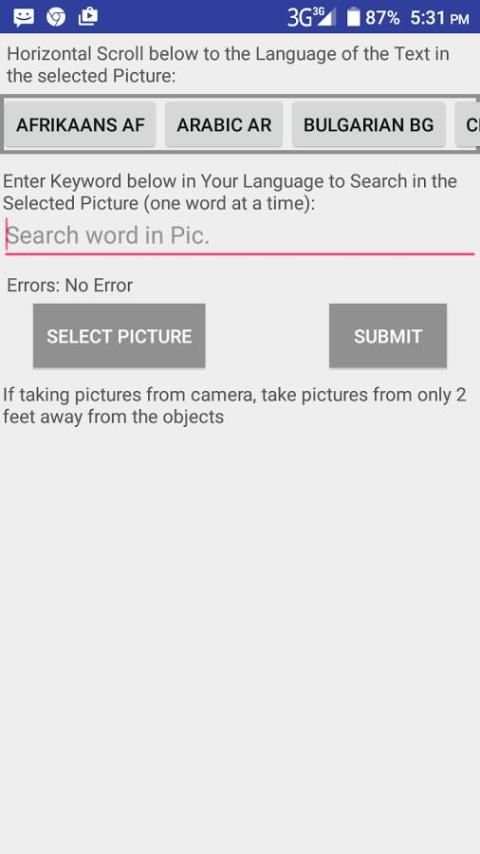 Foto Text Search скриншот 3