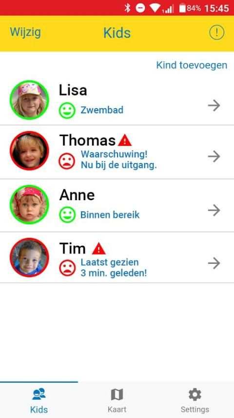Koos Konijn Kidslocator screenshot 3