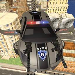 Flying Police Robot Cop Car : City Wars