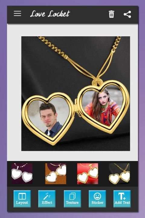 Love Locket Photo Frame screenshot 1