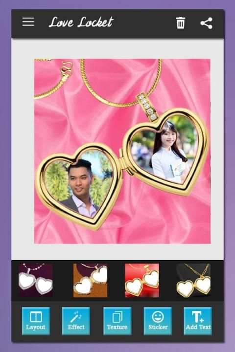 Love Locket Photo Frame screenshot 2