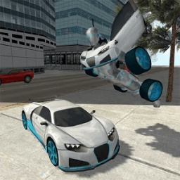 Flying Car Robot Simulator иконка