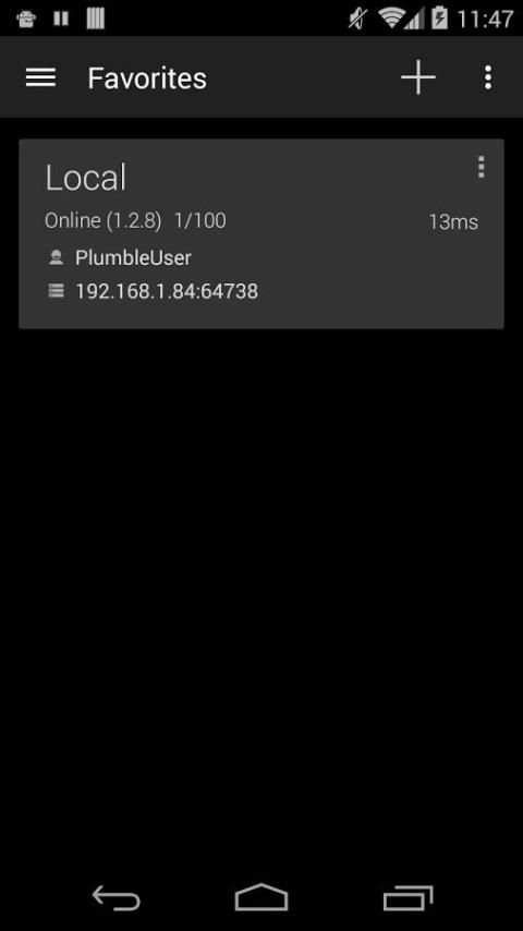 Plumble - Mumble VOIP (Free) скриншот 1