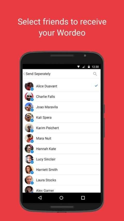 Wordeo for Messenger скриншот 2