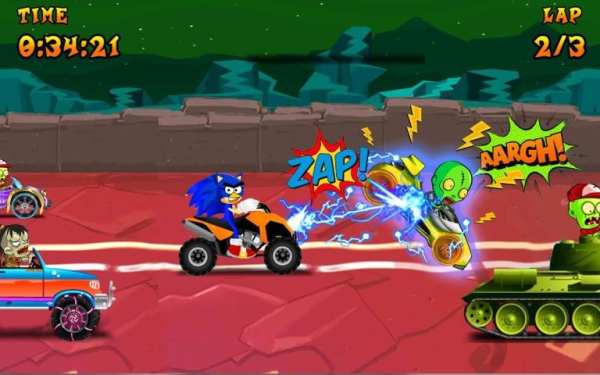Road Soni Battle Zombie screenshot 1