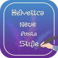 Helvetica Neue Fonts Style on 9Apps