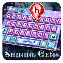 ikon Keyboard Gemstone Cemerlang