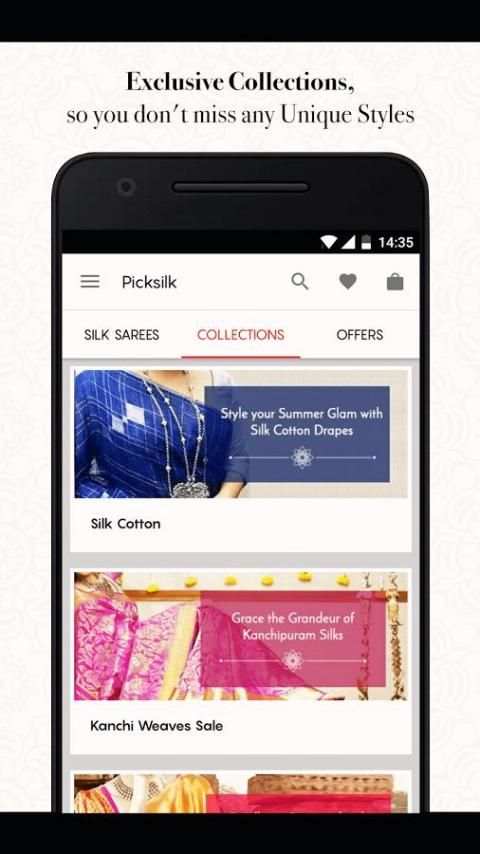 Picksilk - Silk Saree Shopping screenshot 2