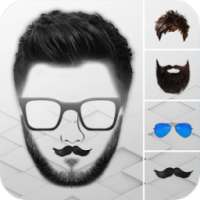 Men Beard Mustache and Hairstyle Photo Editor