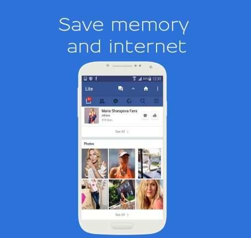 Lite for Facebook screenshot 3
