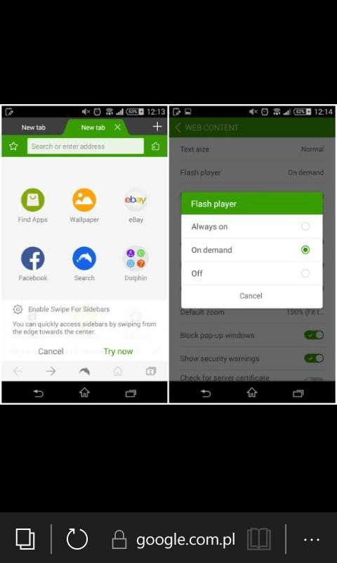 Turbo Browser screenshot 1