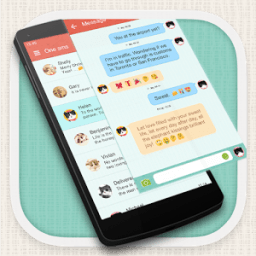 Bubble Theme - One Sms أيقونة