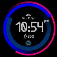 Digital Circle Watch Face