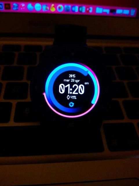 Digital Circle Watch Face screenshot 2
