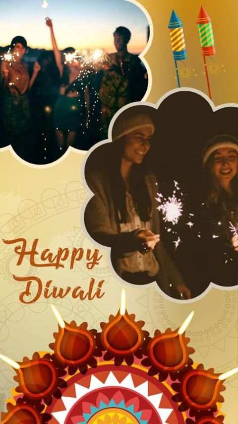 Happy Diwali Photo Frame 3 تصوير الشاشة