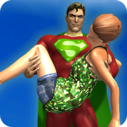 Grand Flying Real Superhero Rescue Mission 2017 أيقونة