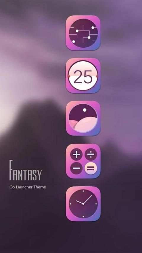 (Free)Fantasy GO LauncherTheme скриншот 5