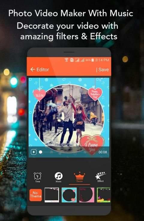 Photo Video Maker With Music स्क्रीनशॉट 5