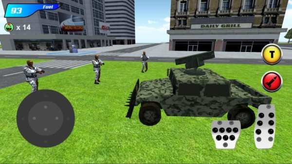 X Ray Robot : Zombie Offroad screenshot 3