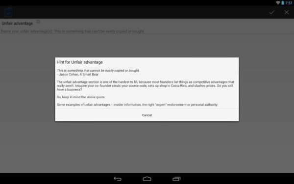 Business plan screenshot 8