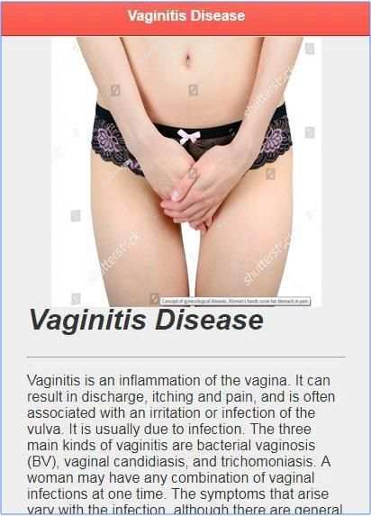 Vaginitis Problem Disease screenshot 2