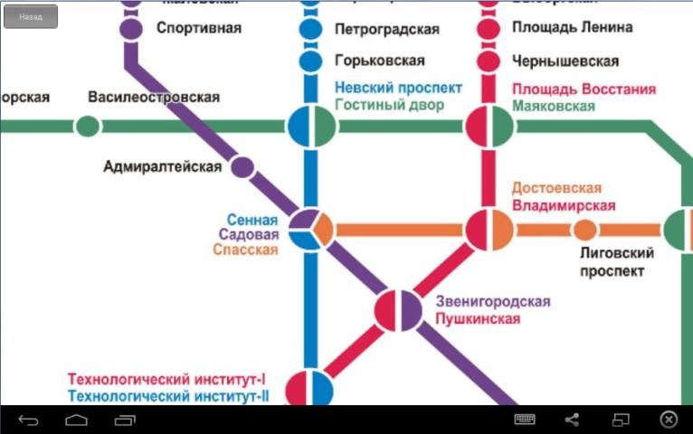 Схема станции метро технологический институт